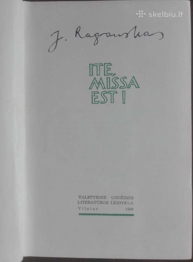 571a. Ite Missa Est Ragauskas J. - nuotraukos Nr. 3
