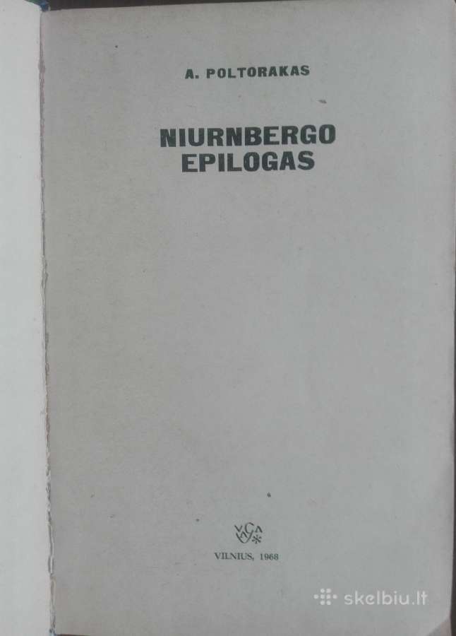 575. Niurbergo Epilogas Paltarokas A. - nuotraukos Nr. 2