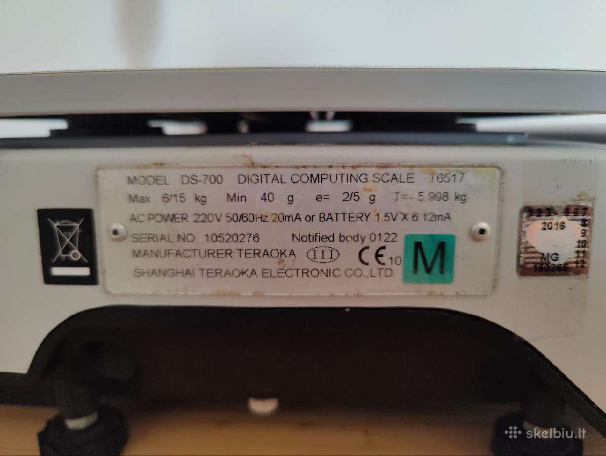 Elektroninės Prekybinės Svarstyklės - nuotraukos Nr. 5