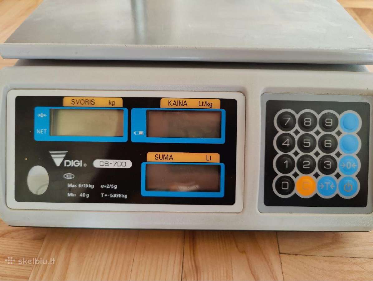Elektroninės Prekybinės Svarstyklės - nuotraukos Nr. 3
