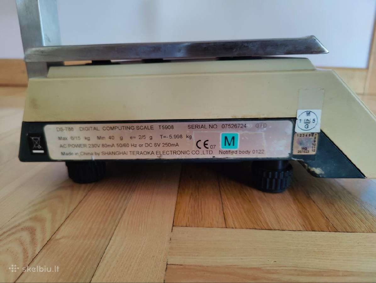 Elektroninės Prekybinės Svarstyklės - nuotraukos Nr. 9