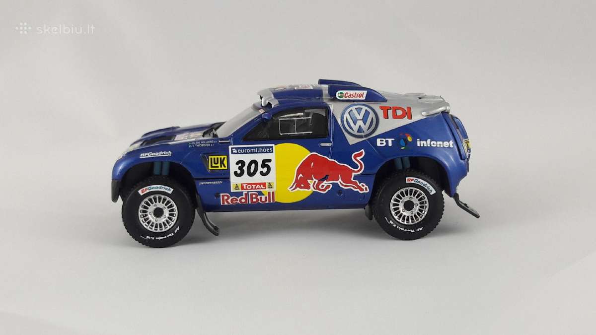 1/43 modeliukai Volkswagen Touareg Mk1 2006 Dakar - nuotraukos Nr. 2