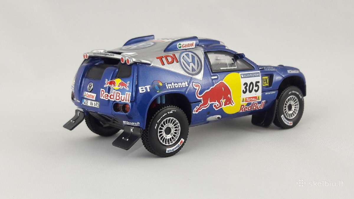 1/43 modeliukai Volkswagen Touareg Mk1 2006 Dakar - nuotraukos Nr. 4