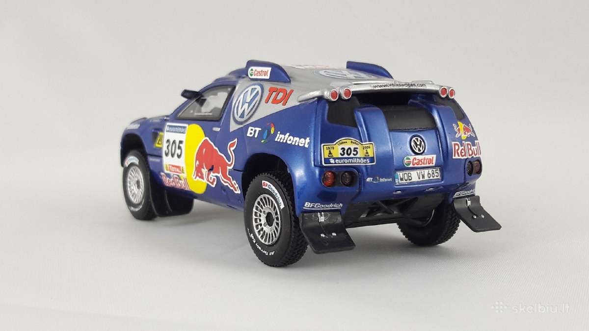 1/43 modeliukai Volkswagen Touareg Mk1 2006 Dakar - nuotraukos Nr. 5