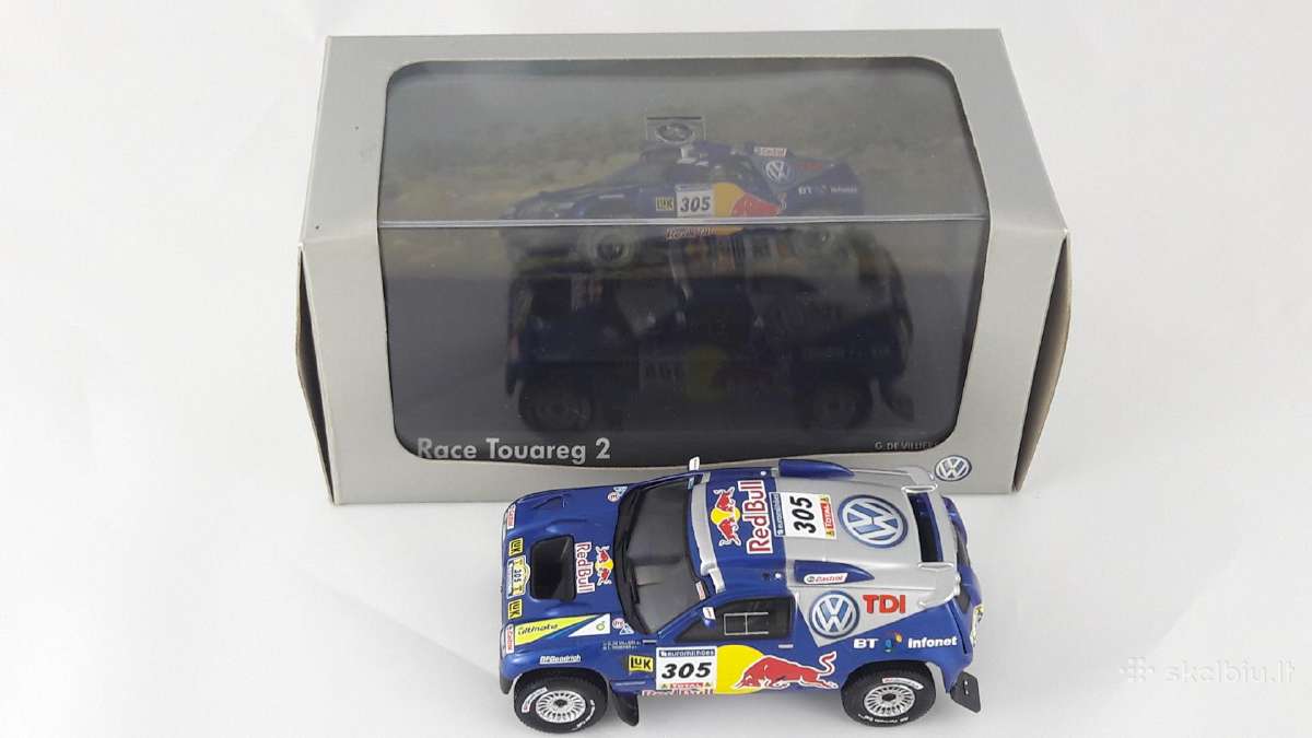 1/43 modeliukai Volkswagen Touareg Mk1 2006 Dakar - nuotraukos Nr. 8