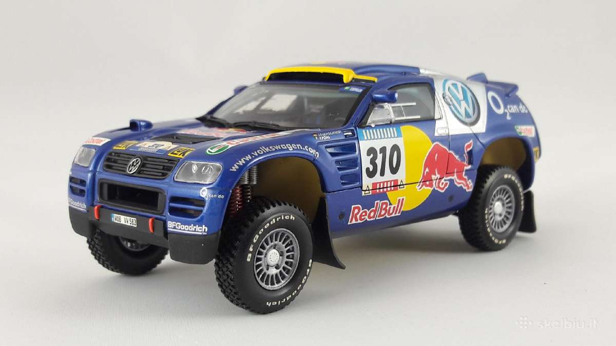 1/43 modeliukai Volkswagen Touareg Mk1 2004 Dakar - nuotraukos Nr. 5