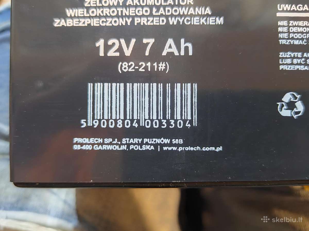 Nauja 12v baterija el. Automobilis akumuliatorius