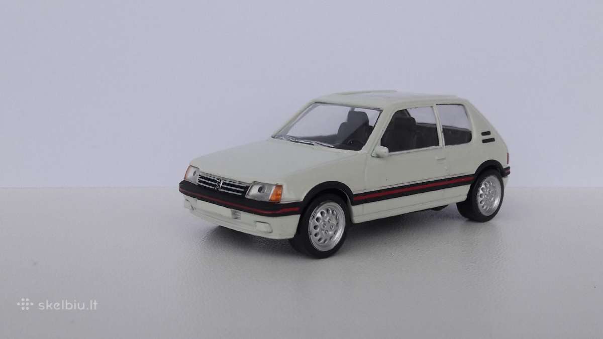 1/43 modeliukai Peugeot 205 1983
