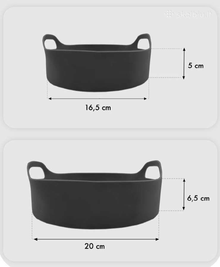 Silikoninė kepimo forma gruzdintuvei - nuotraukos Nr. 2