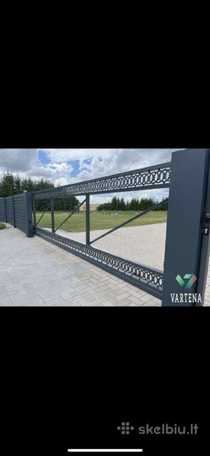 Kiemo stumdomų/varstomų vartų gamyba. Automatika - nuotraukos Nr. 7