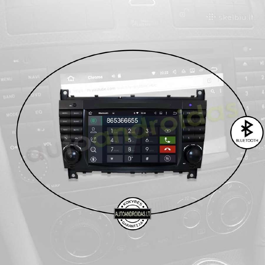 Mercedes C W203 Android multimedia GPS/WiFi/usb - nuotraukos Nr. 5