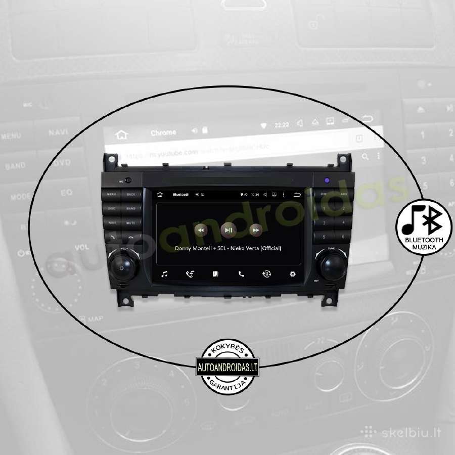 Mercedes C W203 Android multimedia GPS/WiFi/usb - nuotraukos Nr. 6