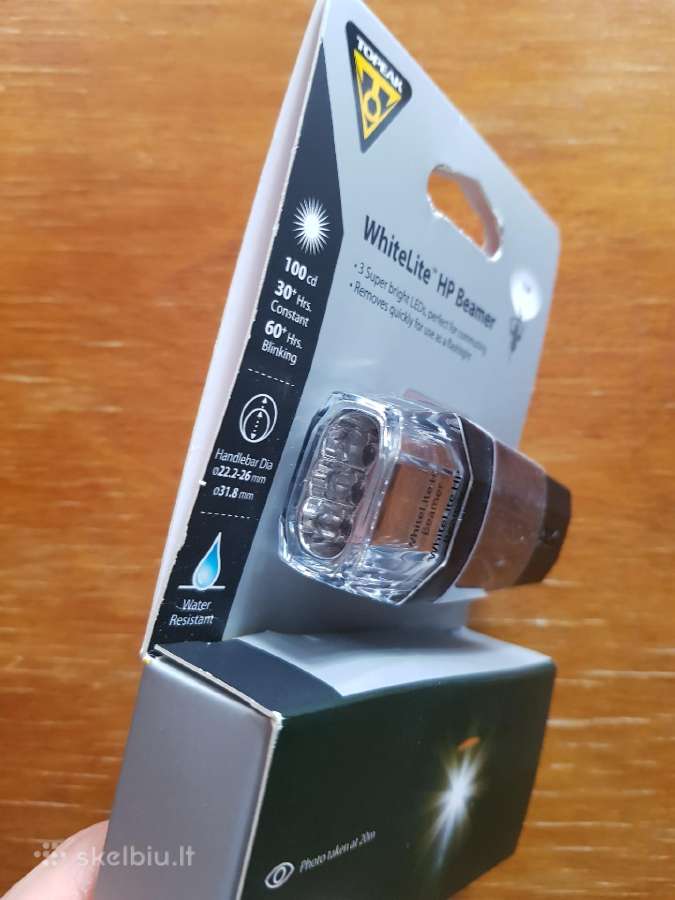 Priekinis dviračio žibintas Topeak - nuotraukos Nr. 2
