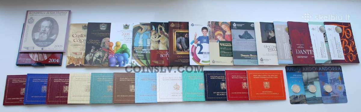 2 Euro Commemorative Coins 2004 - 2026 Unc / Bu / - nuotraukos Nr. 6