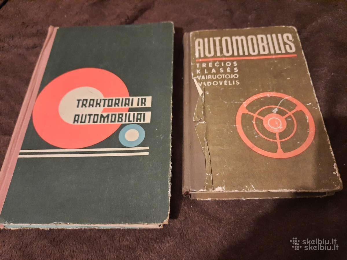 Knygos tarybin laiku apie automobilius, sodininkam