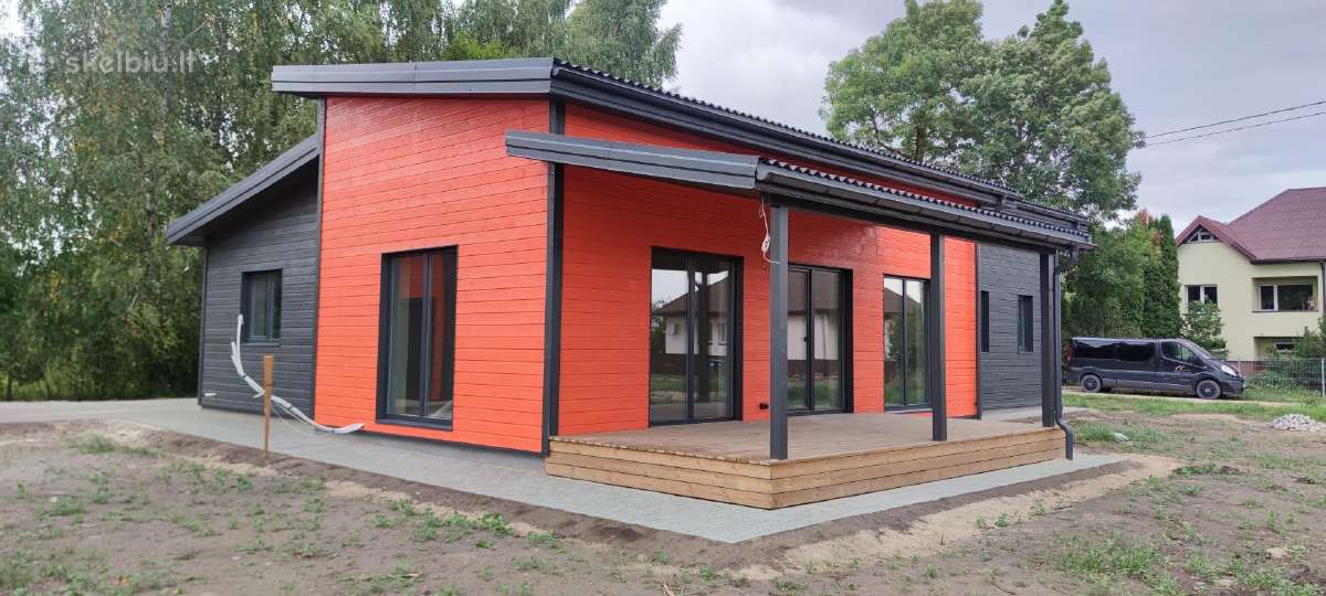 120kv karkasinis namas 880eur 1kv.m +PVM 128000eur - nuotraukos Nr. 3