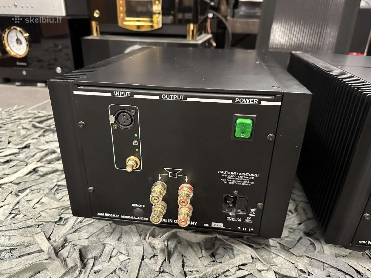 Mbl 8011a M audio 210w monoblokai (8011am) - nuotraukos Nr. 4