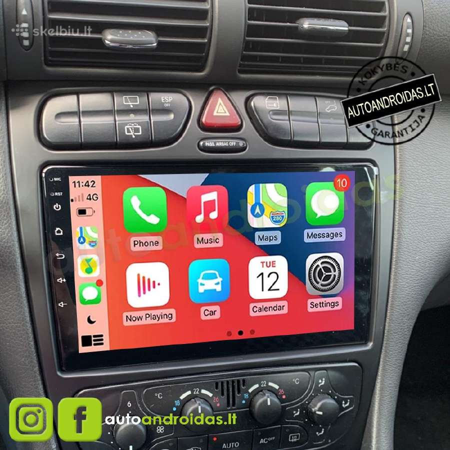 Mercedes 1996-08 C W203 Clk Ml Android multimedia