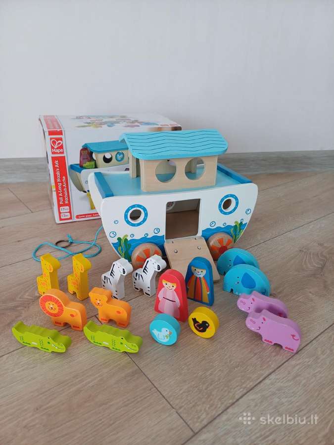 Lavinimo žaislas Hape Noah's Ark (Nojaus laivas)
