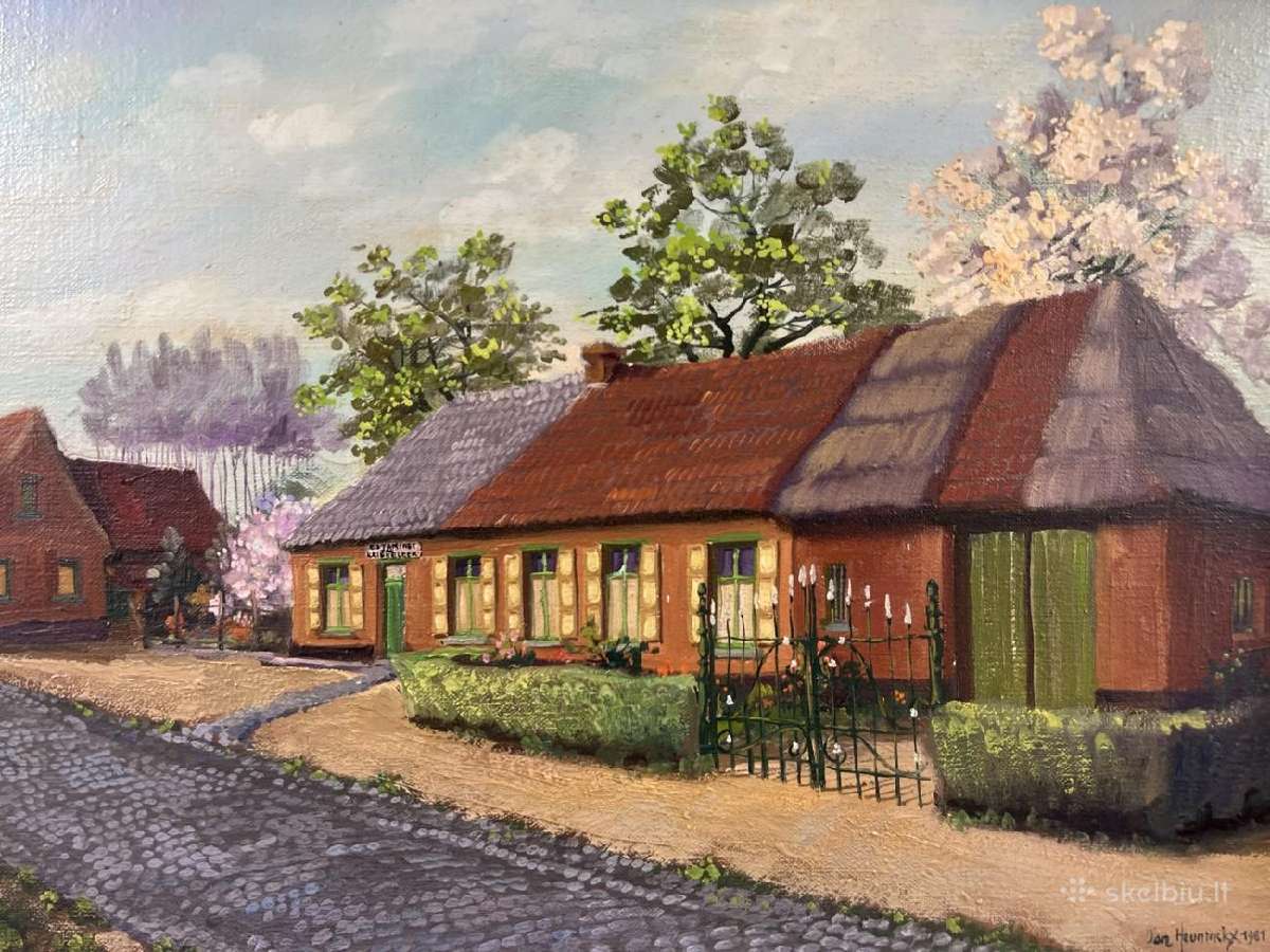 Paveikslas "Kaimo trobelė" - nuotraukos Nr. 4