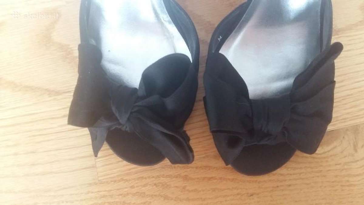 Stuart Weitzman prabangus atlasiniai bateliai 39d. - nuotraukos Nr. 3