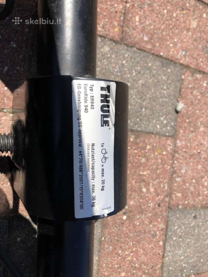2-thule 940,922. 2ju dviracių laikiklis,rakinamas - nuotraukos Nr. 8