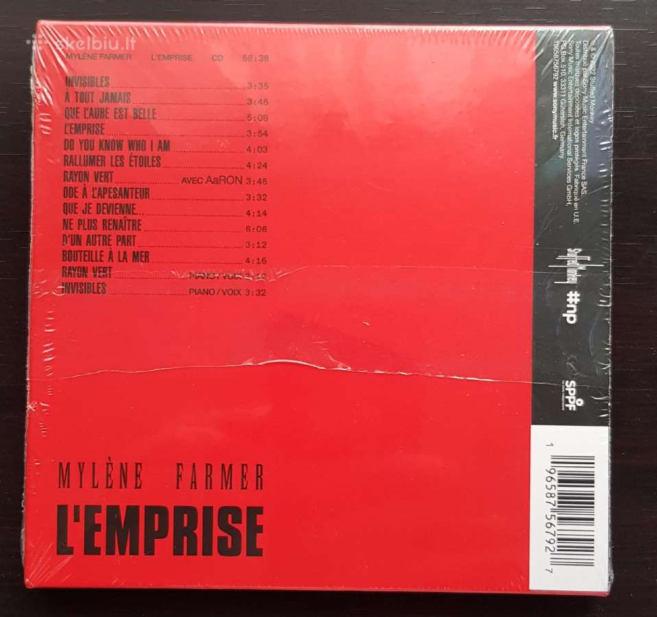 Mylene Farmer CD ( diskas ) - nuotraukos Nr. 2