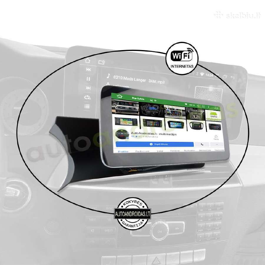 Mercedes 2011-18 C W204 S204 Android multimedia - nuotraukos Nr. 3