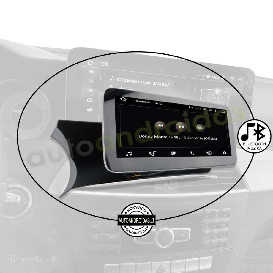 Mercedes 2011-18 C W204 S204 Android multimedia - nuotraukos Nr. 5