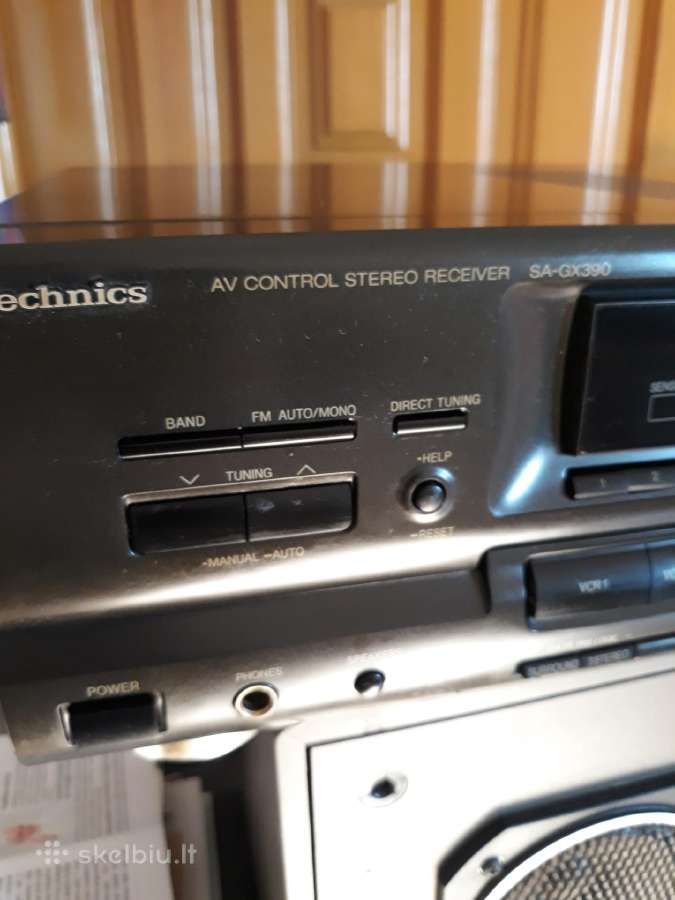 Technics Sa-gx390 Stereo Receiver - nuotraukos Nr. 3