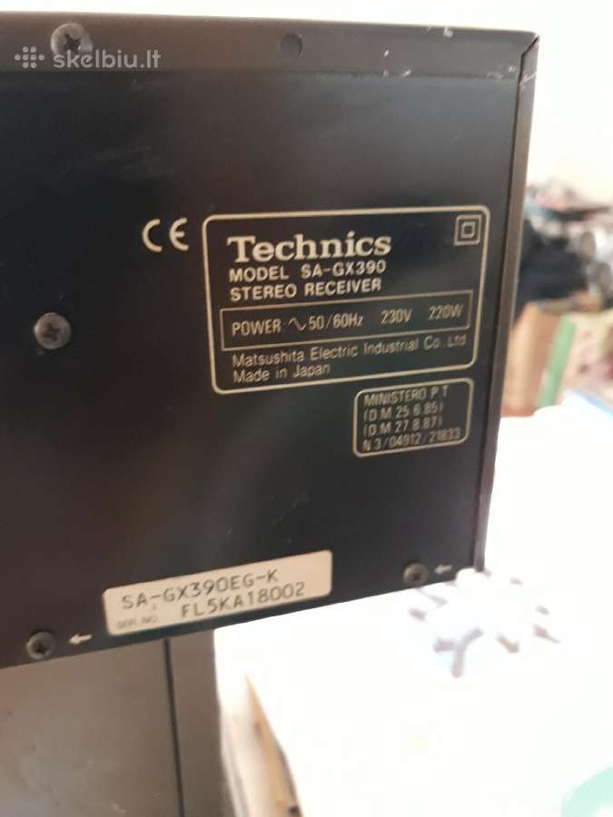 Technics Sa-gx390 Stereo Receiver - nuotraukos Nr. 4
