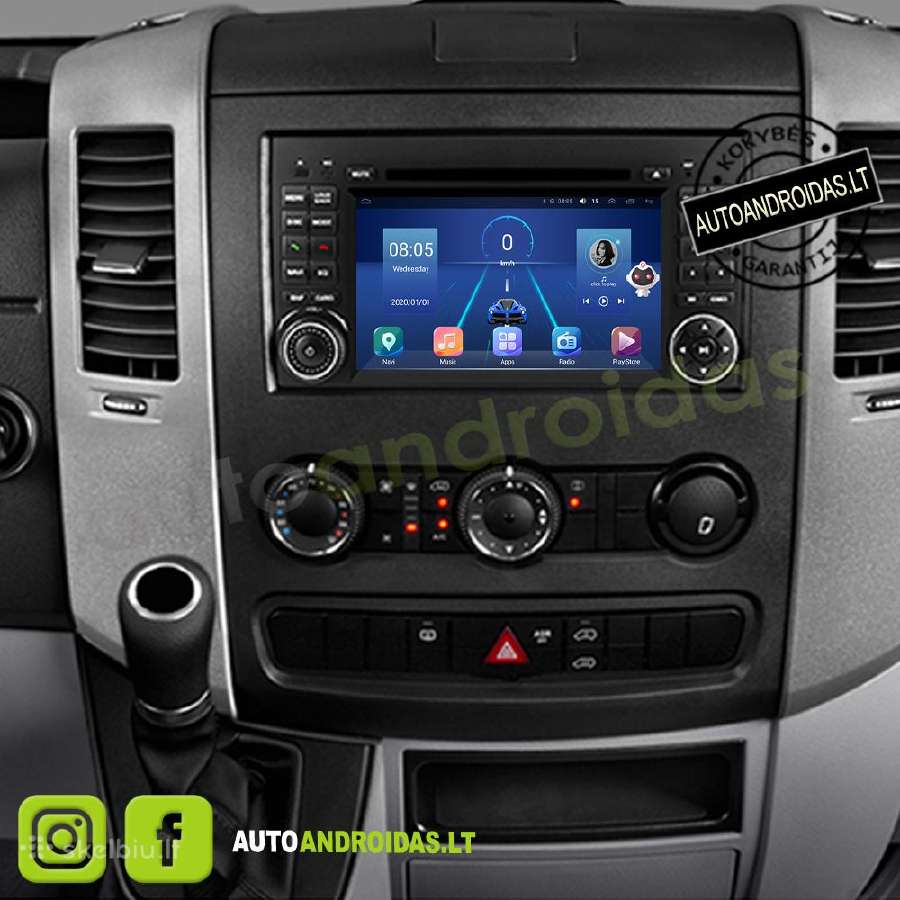 Crafter Sprinter A W169 B W245 Android multimedia