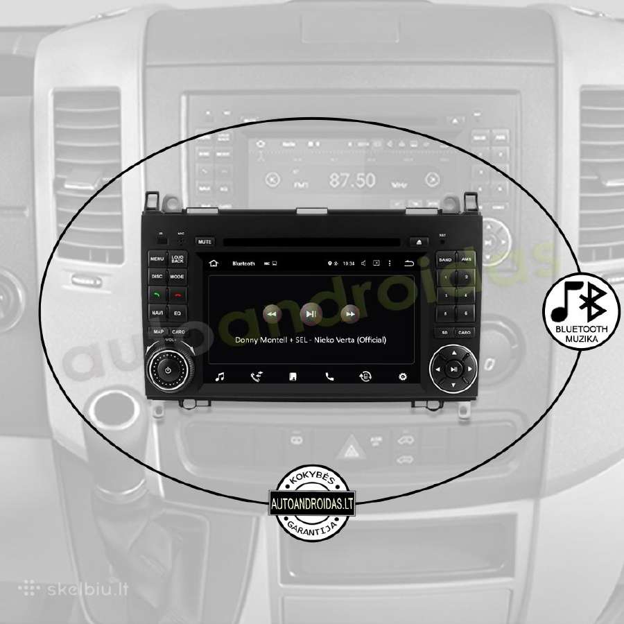 Crafter Sprinter A W169 B W245 Android multimedia - nuotraukos Nr. 6
