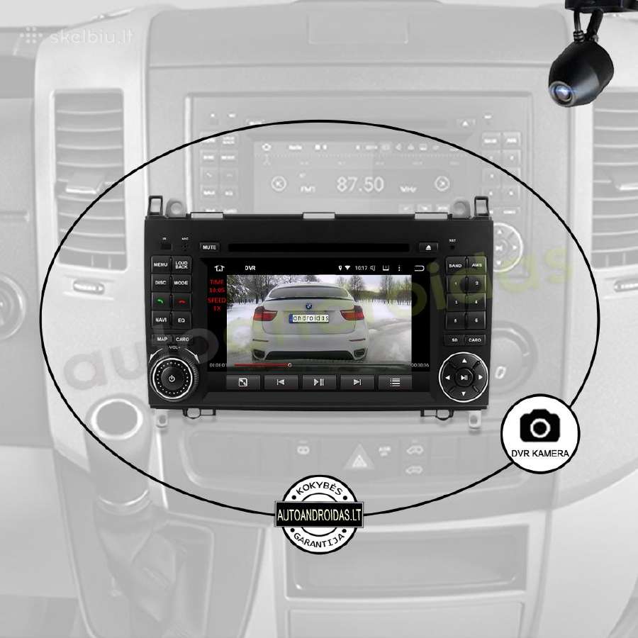 Crafter Sprinter A W169 B W245 Android multimedia - nuotraukos Nr. 8