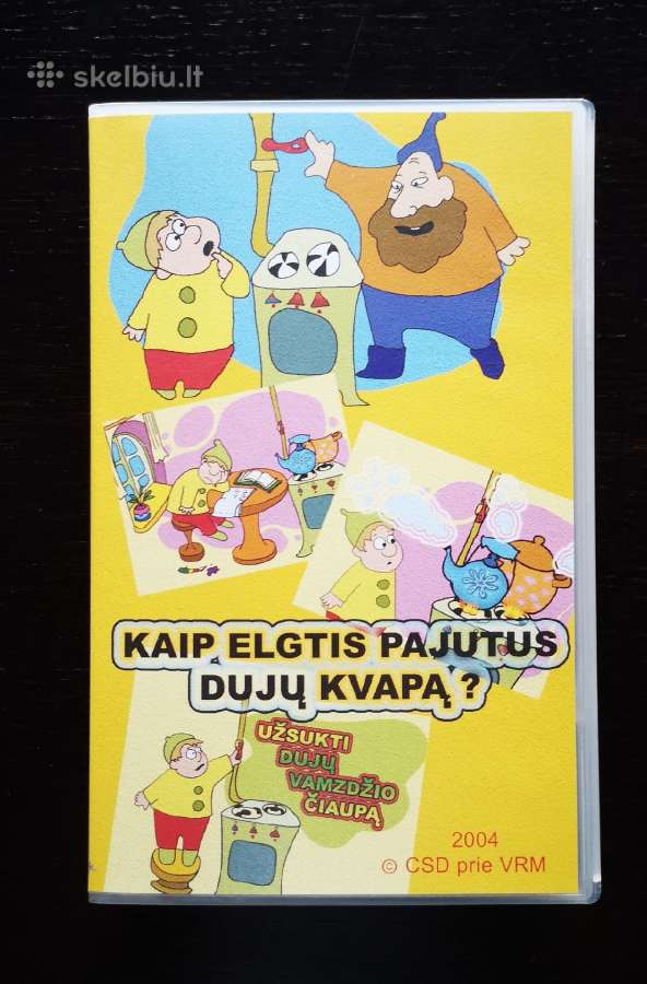 Kaip elgtis pajutus dujų kvapą video Vhs