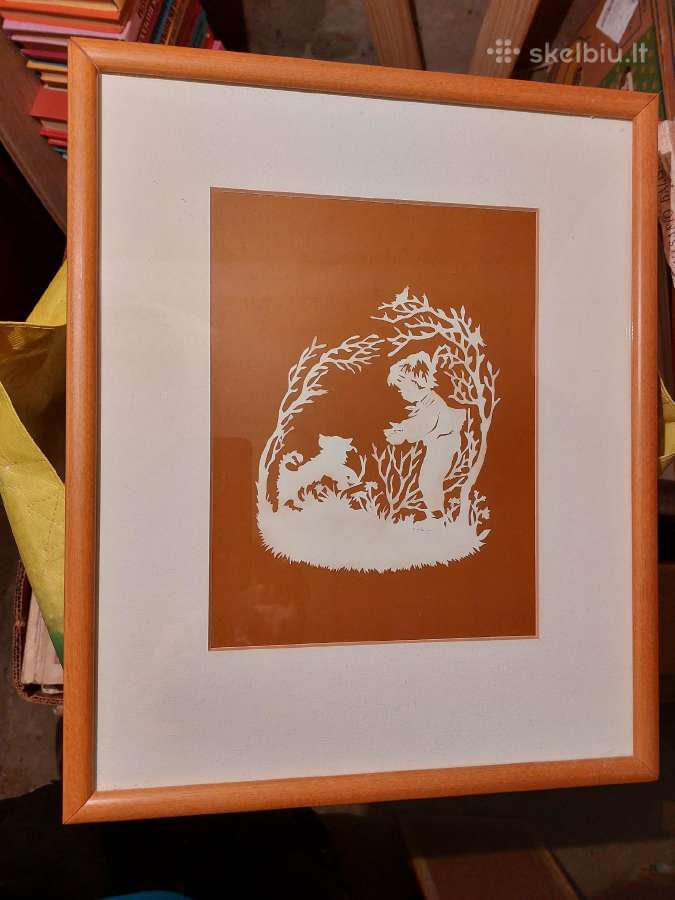 Paveikslai su popieriaus karpiniais - nuotraukos Nr. 2