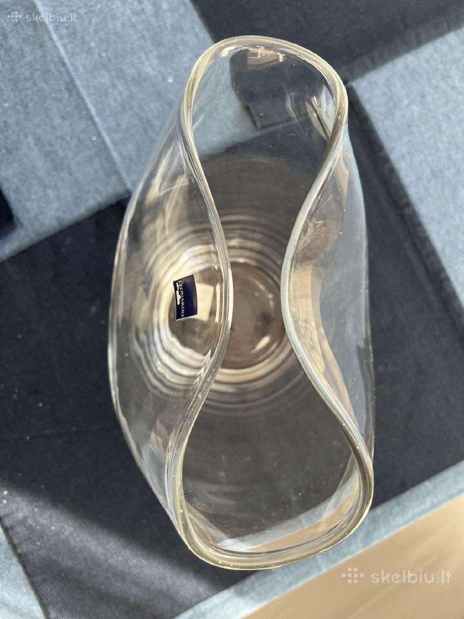 Unikali rankų darbo stiklo vaza Leonardo, 22 cm - nuotraukos Nr. 2