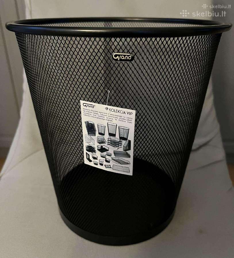 Šiukšlių dėžė popieriui, 12 ltr., metalinė - nuotraukos Nr. 2