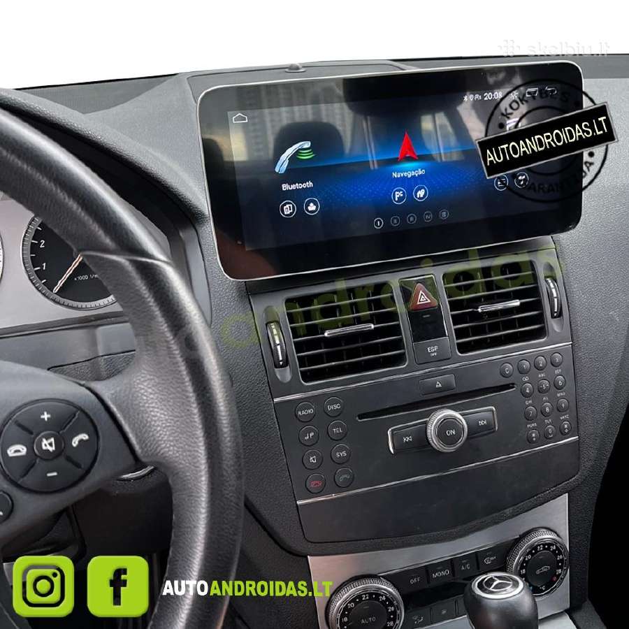 Mercedes 2007-10 C W204 S204 Android multimedia
