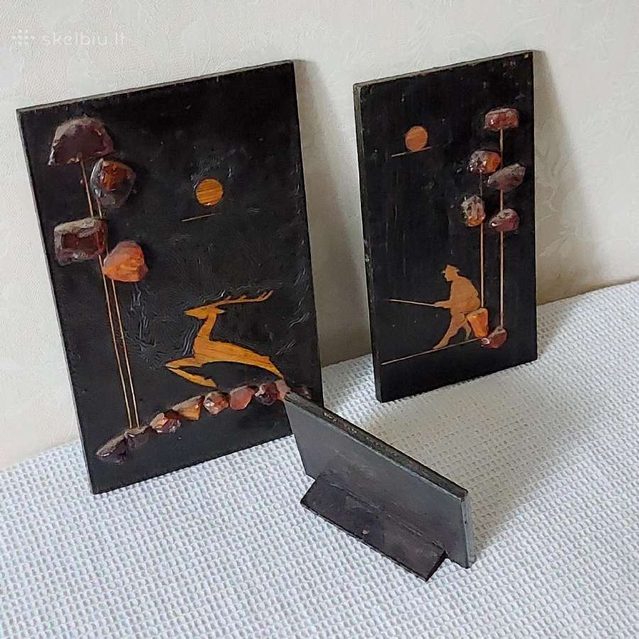 Gintariniai paveikslai / Amber Art . - nuotraukos Nr. 2