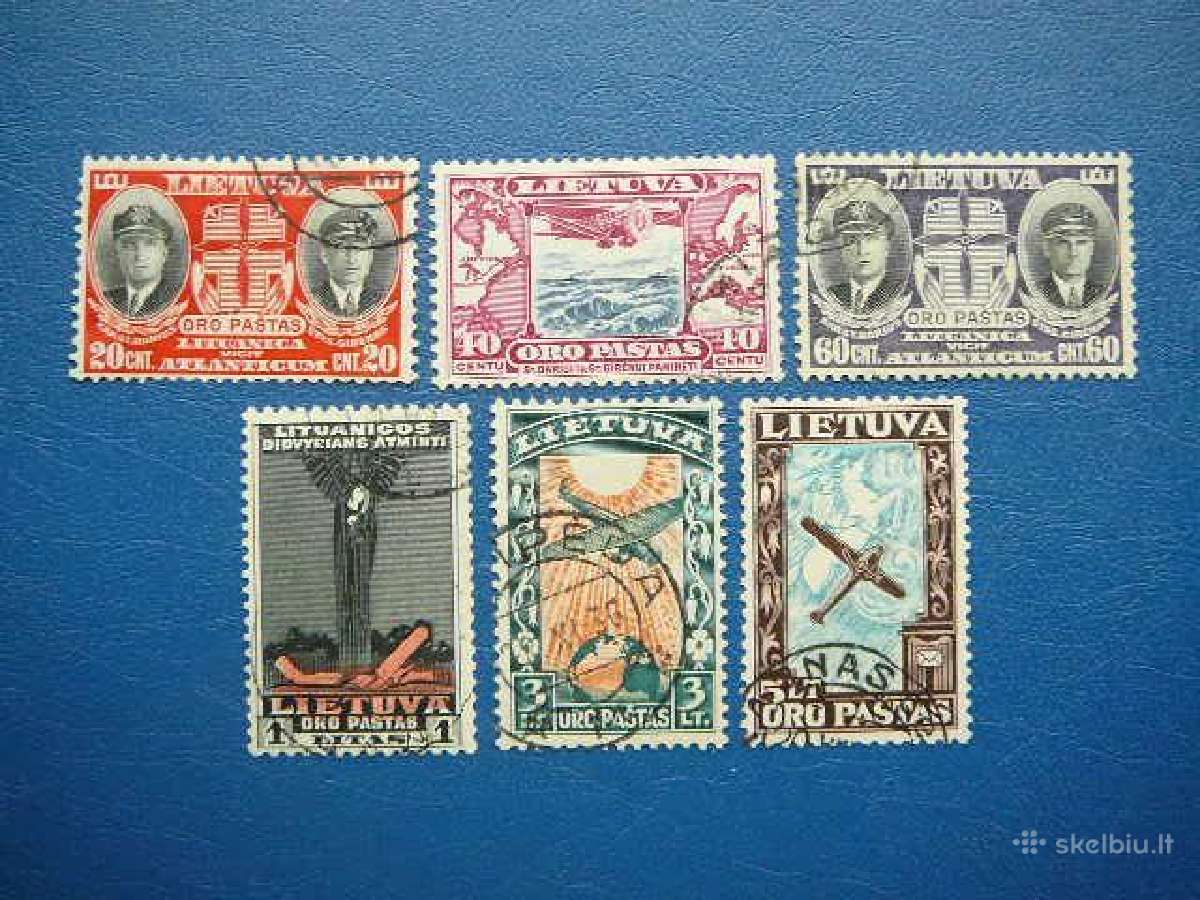 Lietuva 1934 Darius ir Girenas antsp. lit385a