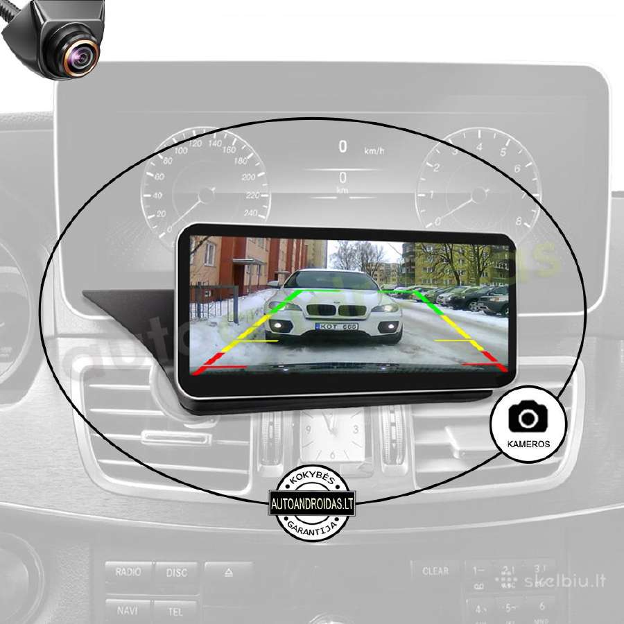 Mercedes 2009-12 E W212 Ntg 4.0 Android multimedia - nuotraukos Nr. 6