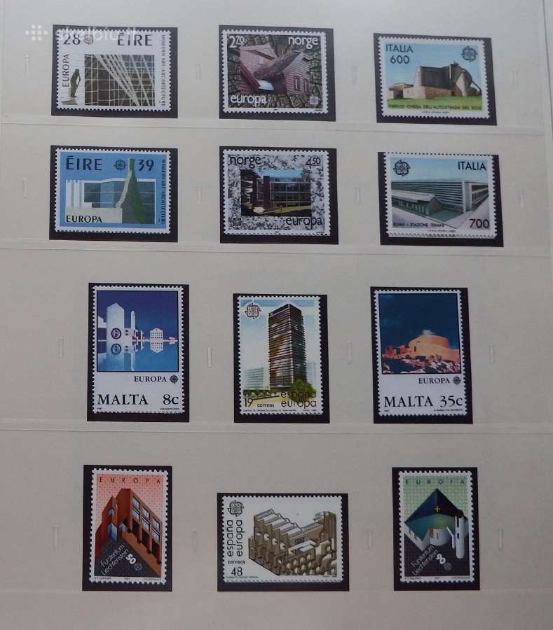 Europa/cept 1987-91 m. serija pilnai - nuotraukos Nr. 5