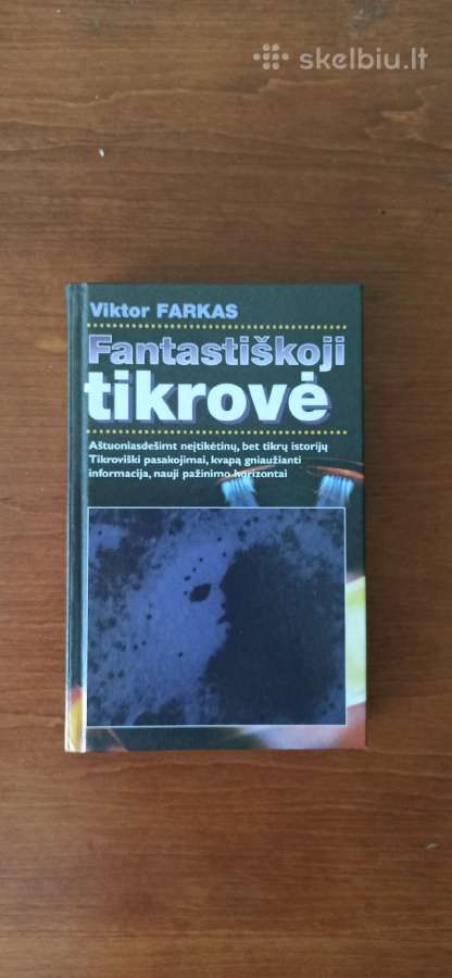 Parduodu knyga"fantastiškoji tikrovė"
