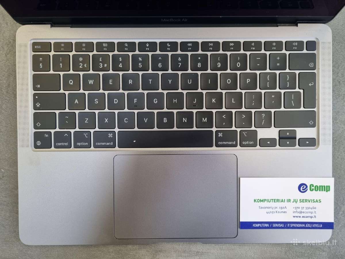 Apple Macbookair(2020) M1/16/512/13retina/OS - nuotraukos Nr. 2