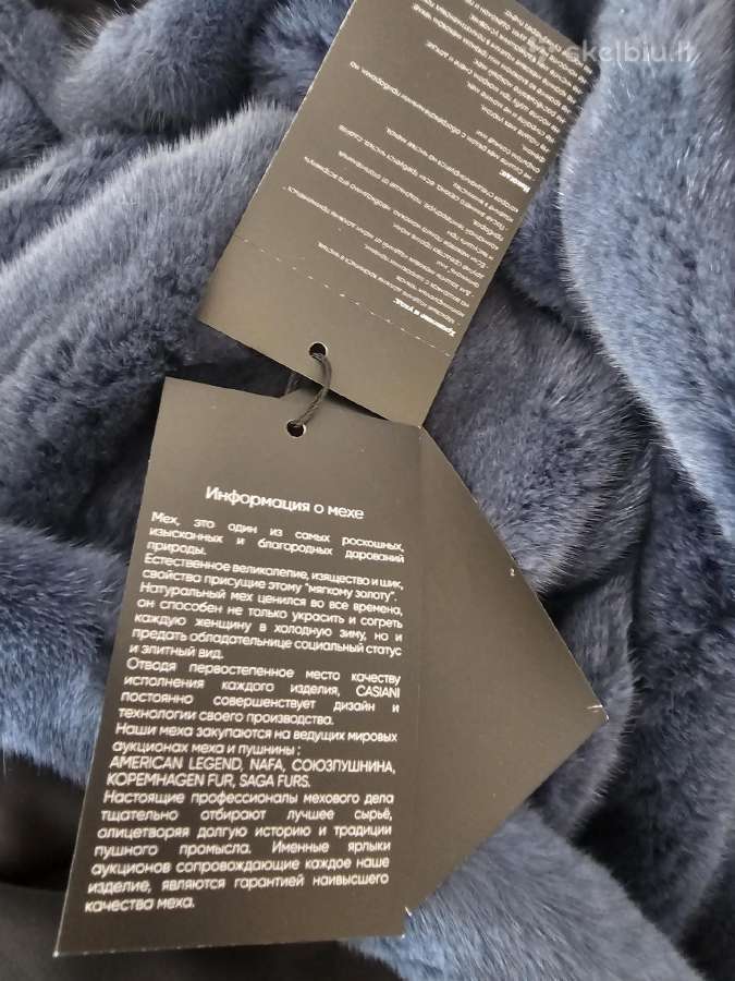Sabalo ir audinės prabangūs kailiniai - nuotraukos Nr. 7