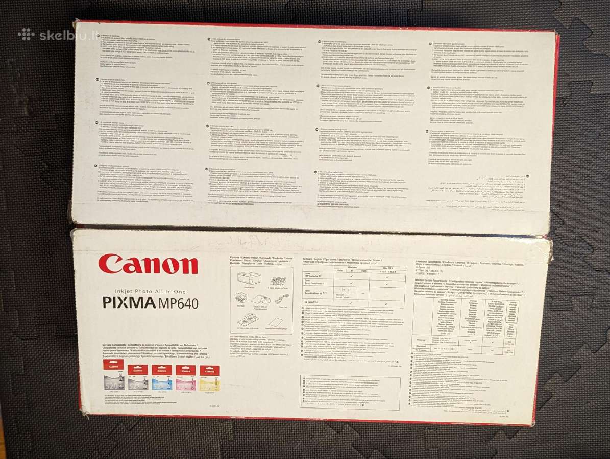 Canon pixma Mp640 Atiduodu Dovanoju - nuotraukos Nr. 6