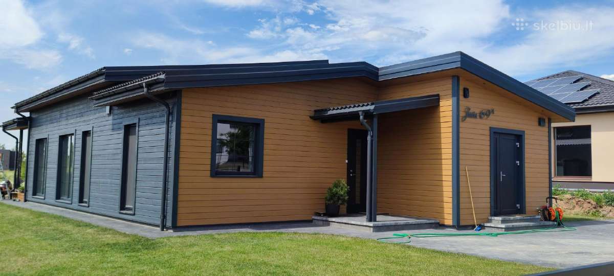 120kv karkasinis namas 880eur 1kv.m +PVM 128000eur - nuotraukos Nr. 2
