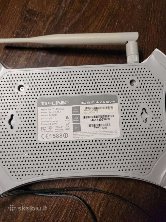 Maršrutizatorius Tp-link - nuotraukos Nr. 3