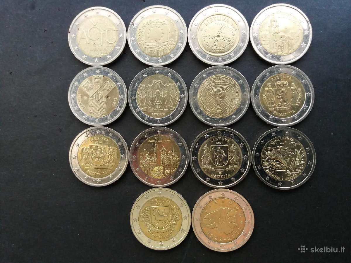 Dauguma proginių monetų 2.05 - 2.35€. - nuotraukos Nr. 8